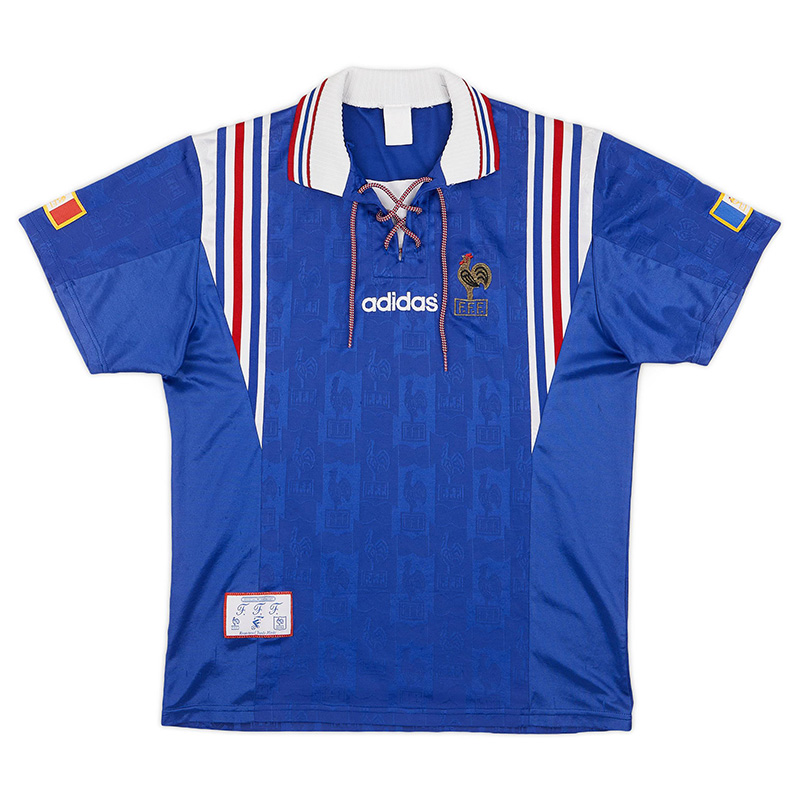 1996-98 France Home Shirt