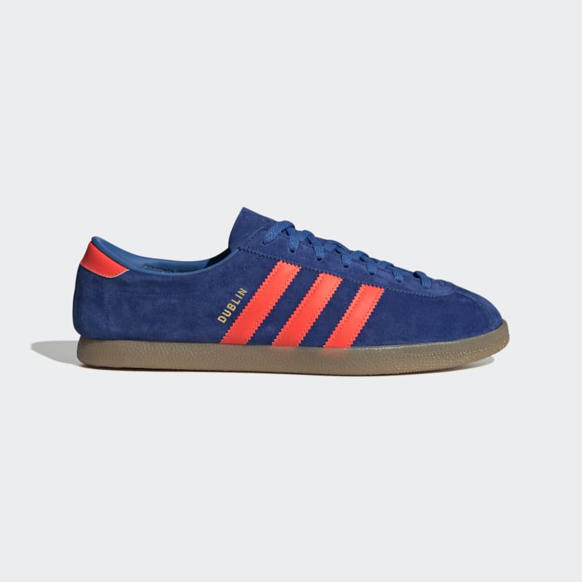 Adidas Dublin Shoes - Pantone / Solar Red / Gold Metallic