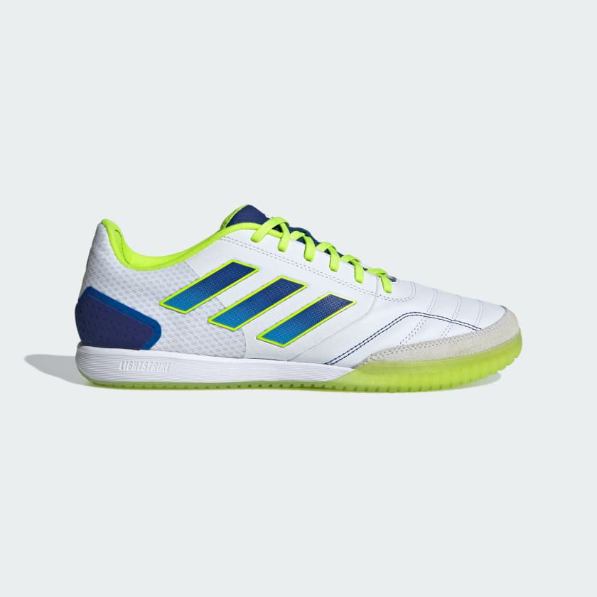 Adidas Top Sala Competition Indoor Boots - Cloud White / Royal Blue / Lucid Lemon