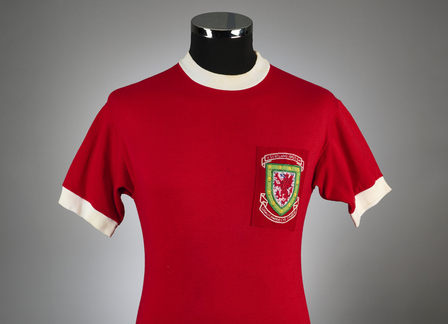 Cliff Jones 1963-64 Wales Match Worn Home Shirt