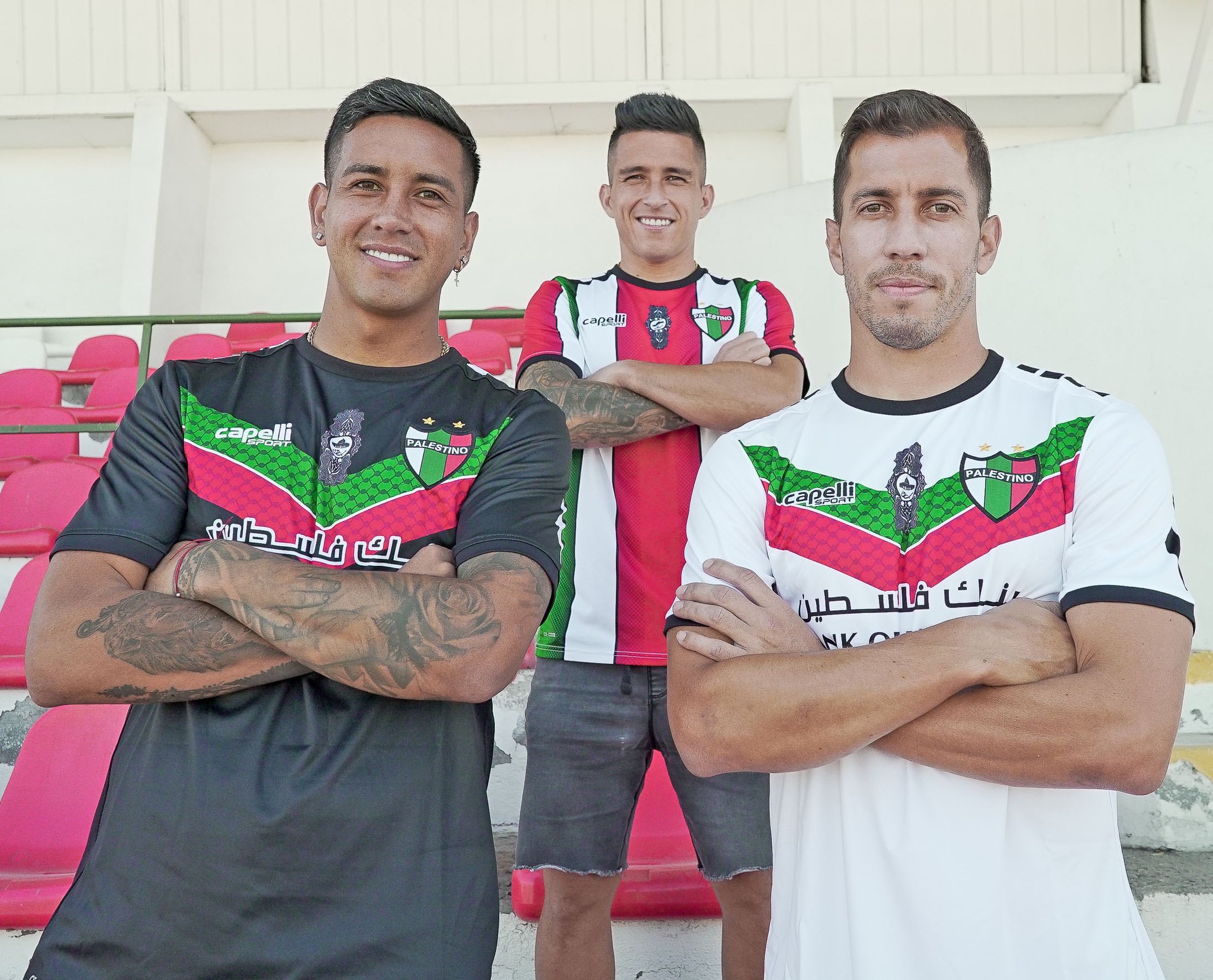 Deportivo Palestino 2022 Capelli Home, Away and Third Kits