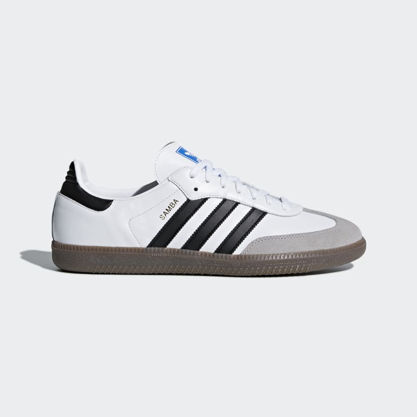 Adidas Samba OG Shoes - Cloud White / Core Black / Clear Granite