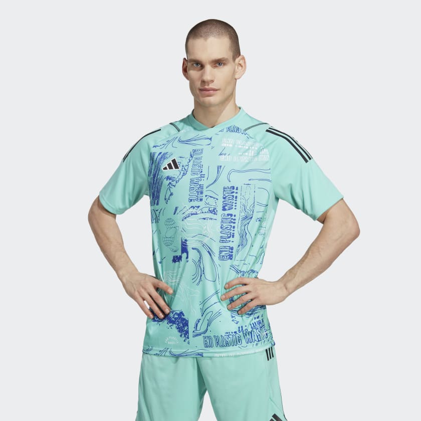 Adidas Tiro Graphic Jersey - Acid Mint