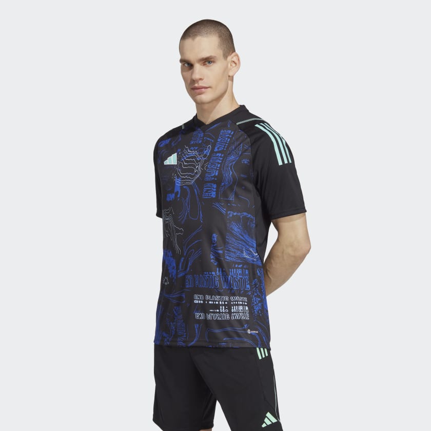 Adidas Tiro Graphic Jersey - Black