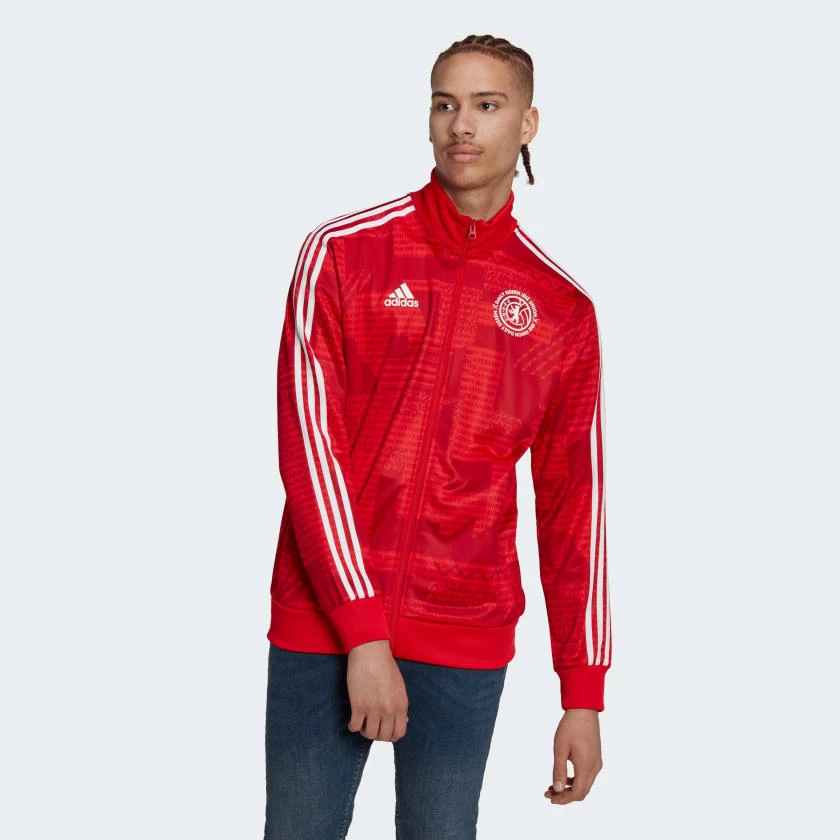 1. FC Union Berlin x IRIEDAILY Graphic Track Top - Vivid Red