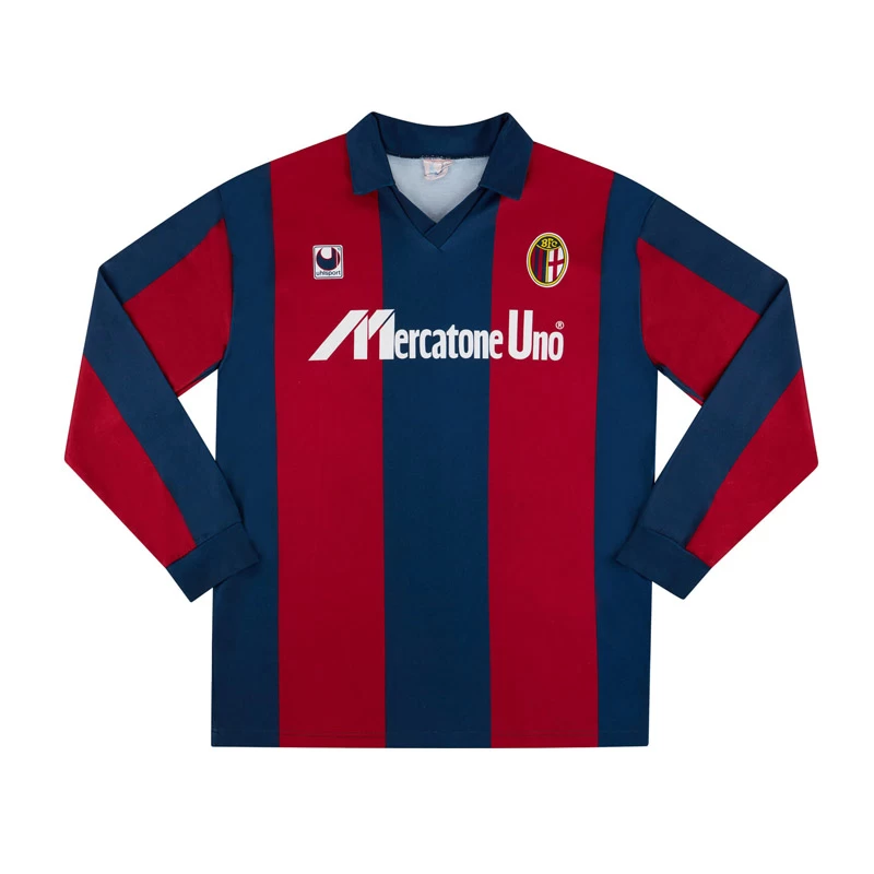 Bologna 1989-90 Uhlsport Home Shirt