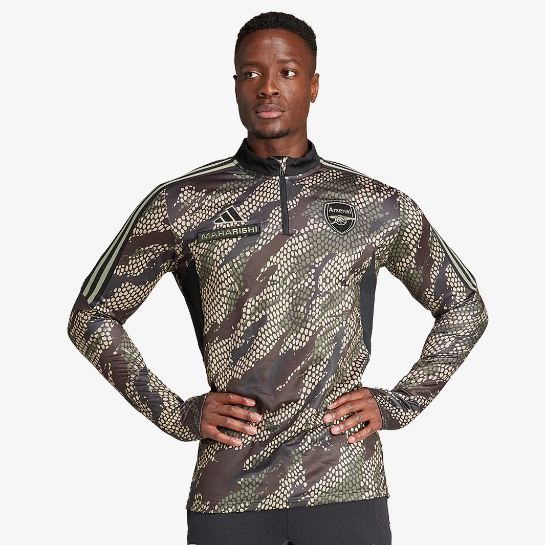 Adidas Arsenal x Maharishi 23/24 Training Top - Mucoca / Black