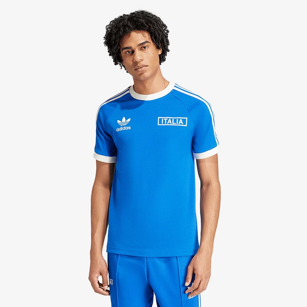 Adidas Originals Italy 3S T-Shirt - Team Royal Blue