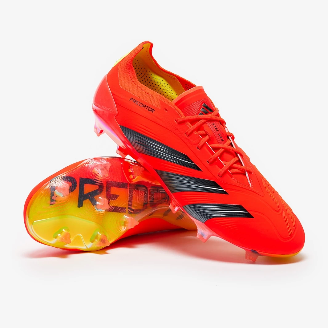 Adidas Predator Elite FG SE Predstrike - Solar Red / Core Black / Team Solar Yellow