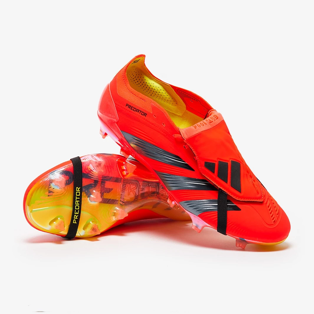 Adidas Predator Elite Tongue FG SE Predstrike - Solar Red / Core Black / Team Solar Yellow