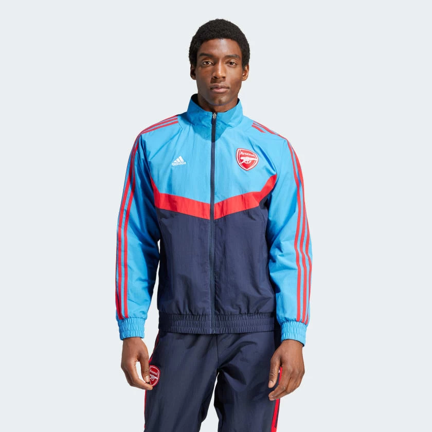 Arsenal Woven Track Top - Ray Blue / Legend Ink