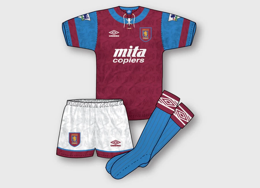 KITVOTE: Aston Villa 1992-93 Home Kit