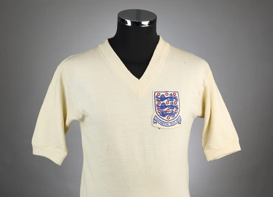 Going, Going, Gone - Billy Wright's 1955 England Continental Tour Shirt