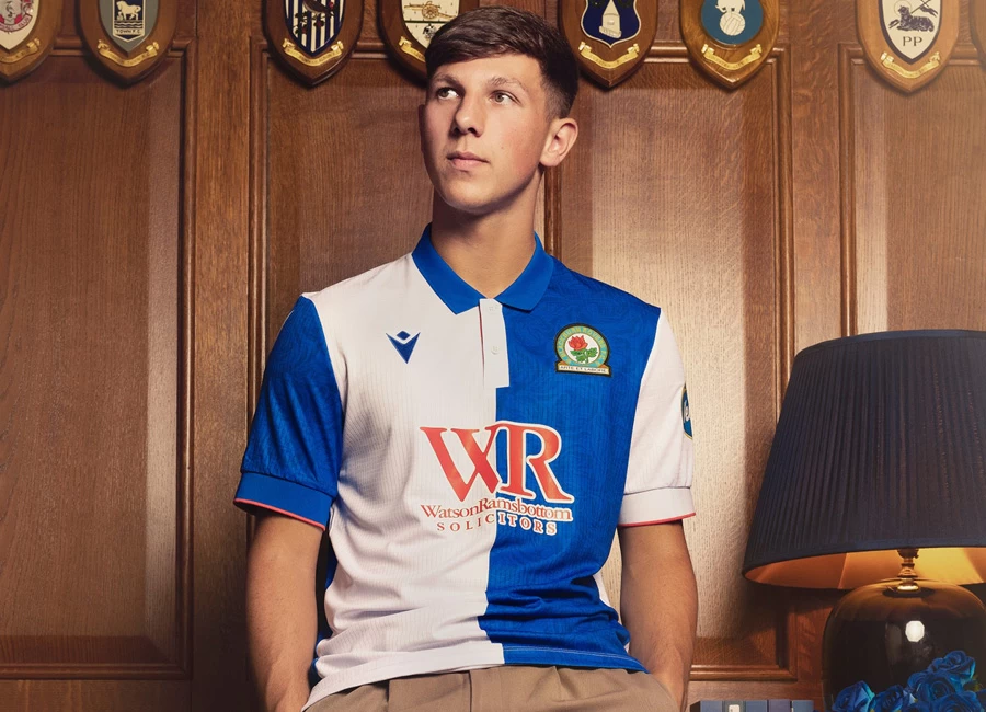 Blackburn Rovers 24/25 Macron Home Kit