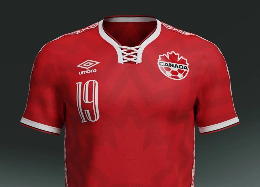 Canada X Umbro Home Shirt Concept by Tridente