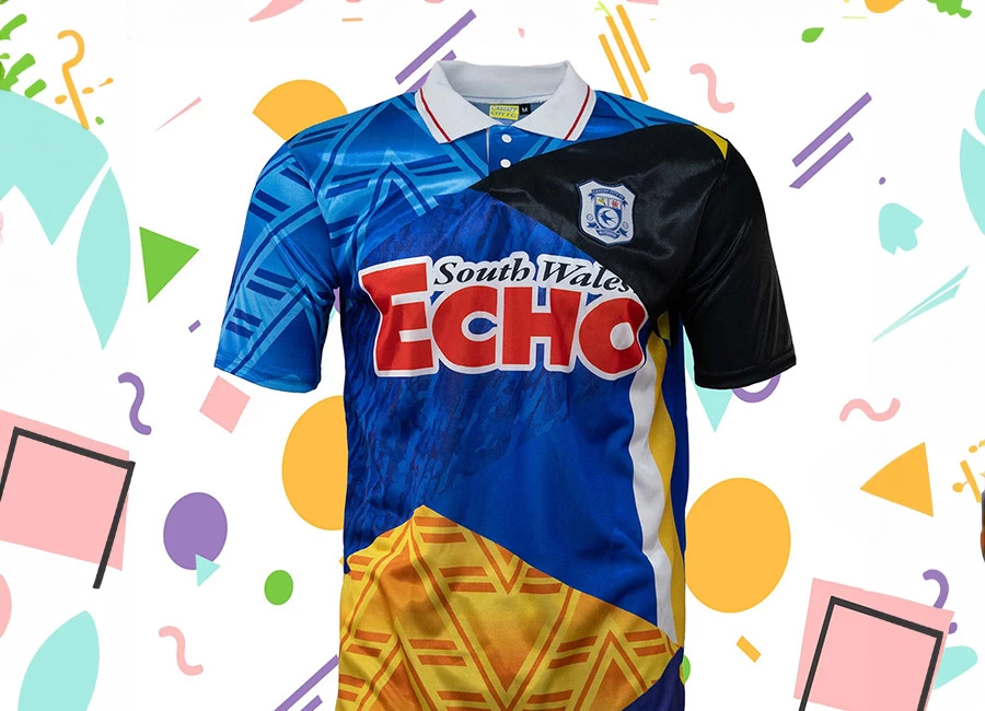 Cardiff City 2024 Retro Mash Up Shirt