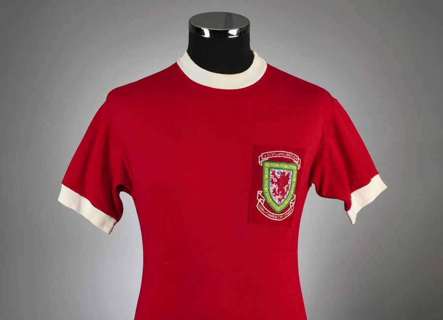 Going, Going, Gone - Cliff Jones 1963-64 Wales Match Worn Home Shirt