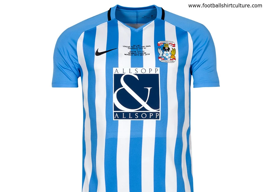 Coventry City 17/18 Nike EFL Play-Off Final Shirt