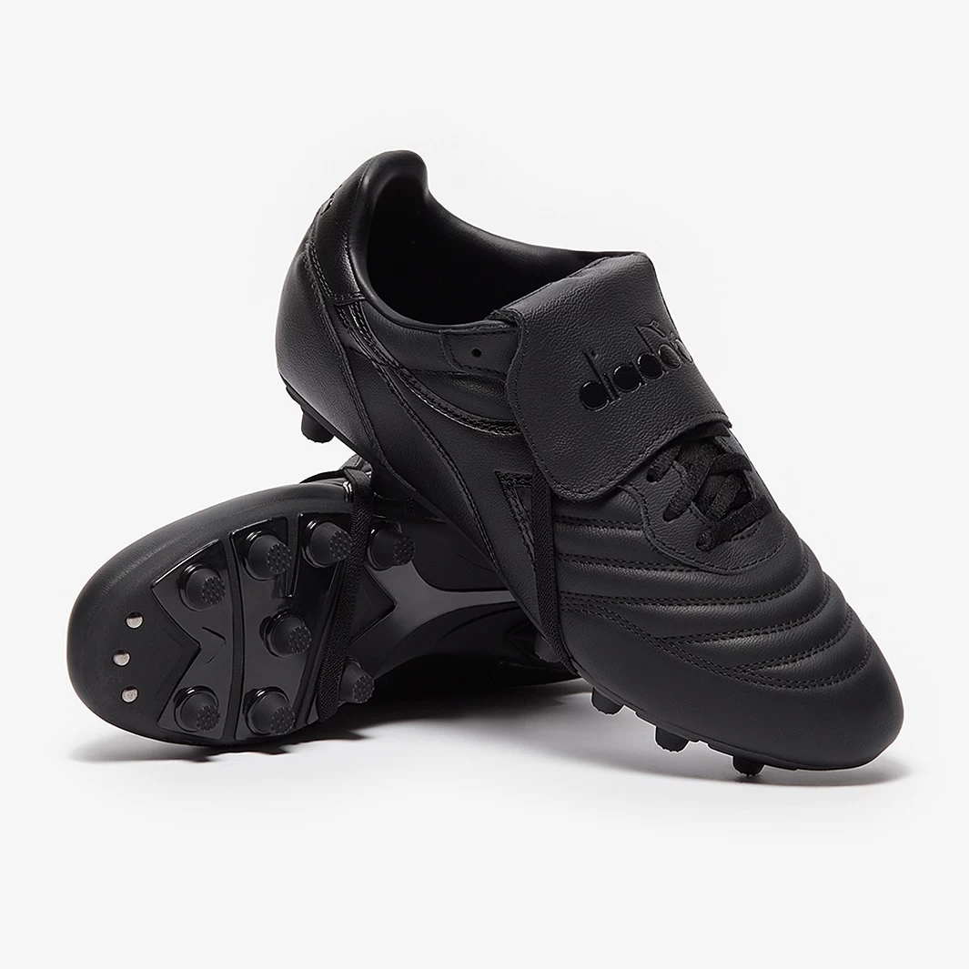 Diadora Brasil Classico FG - Black / Black