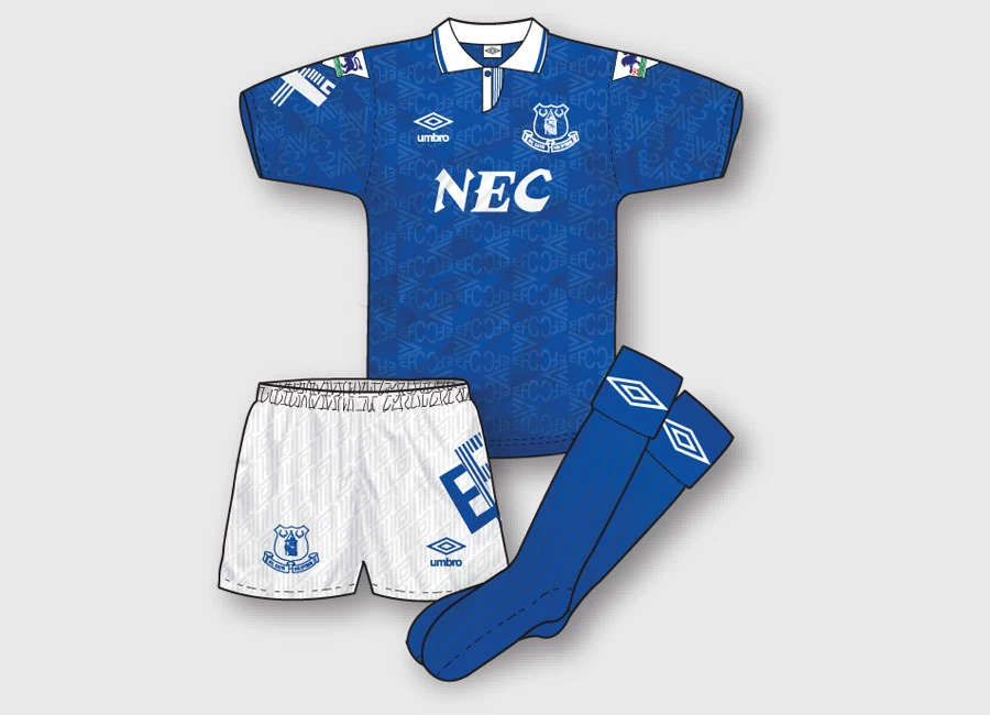 KITVOTE: Everton 1992-93 Home Kit