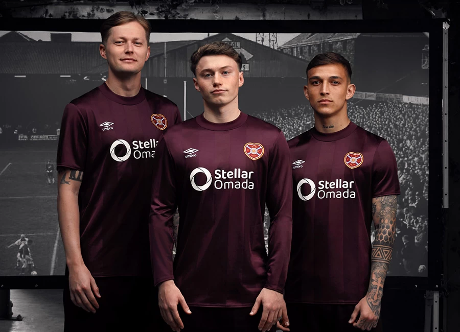 Heart of Midlothian 24/25 Umbro Home Kit