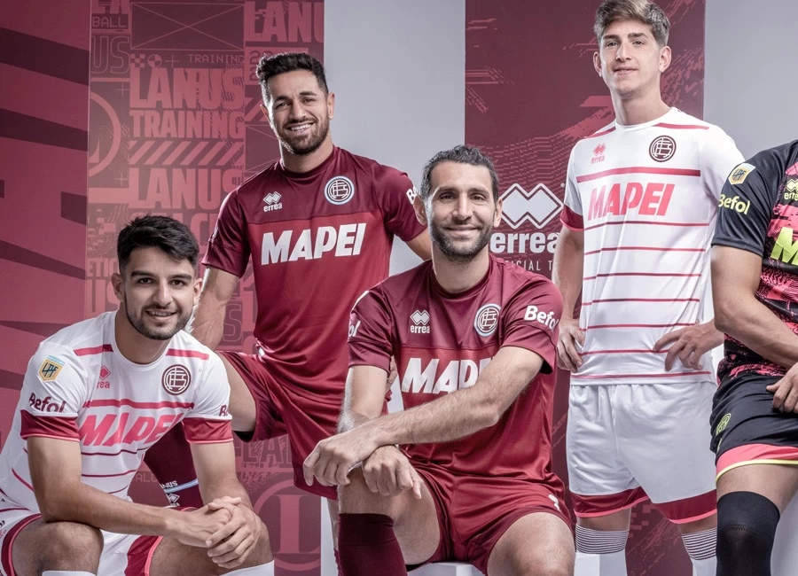 Club Lanús 2022 Erreà Home and Away Kits