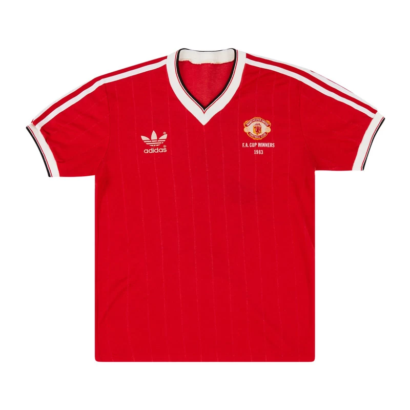 Manchester United 1983 'FA Cup Winners' Adidas Home Shirt