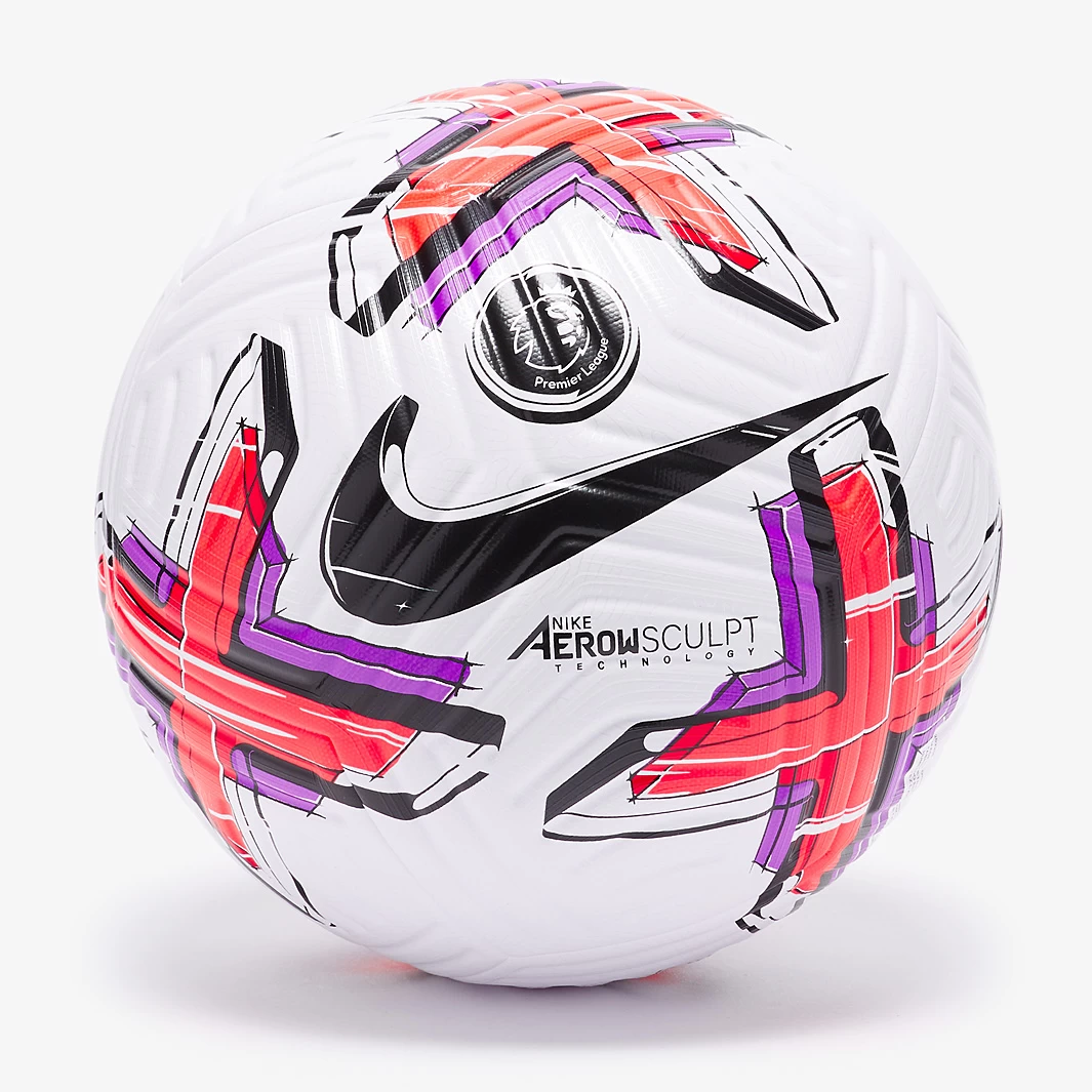 Nike Premier League Flight - White / Bright Crimson / Black