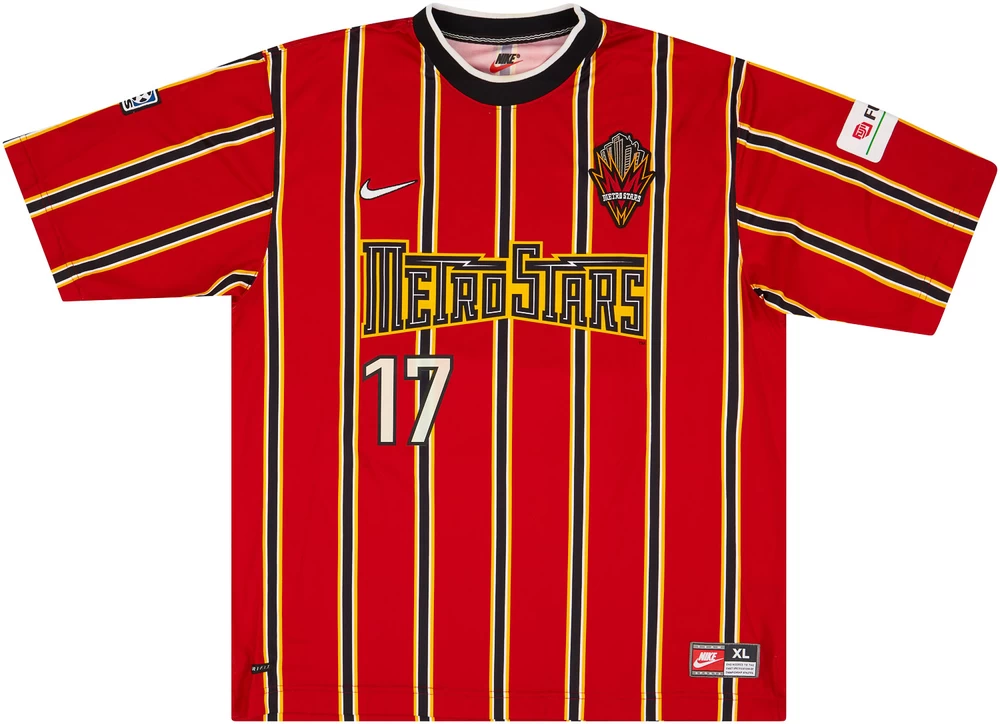 NY/NJ Metrostars 1998 Match Issue Home Shirt