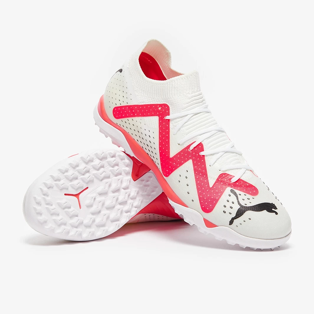 Puma Future Match TT Breakthrough - Puma White / Fire Orchid