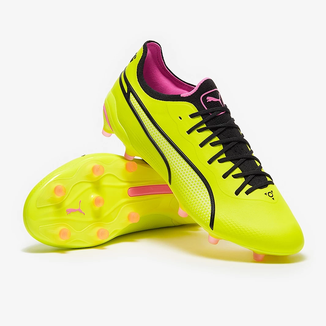 Puma King Ultimate FG/AG Phenomenal - Electric Lime / Puma Black / Poison Pink