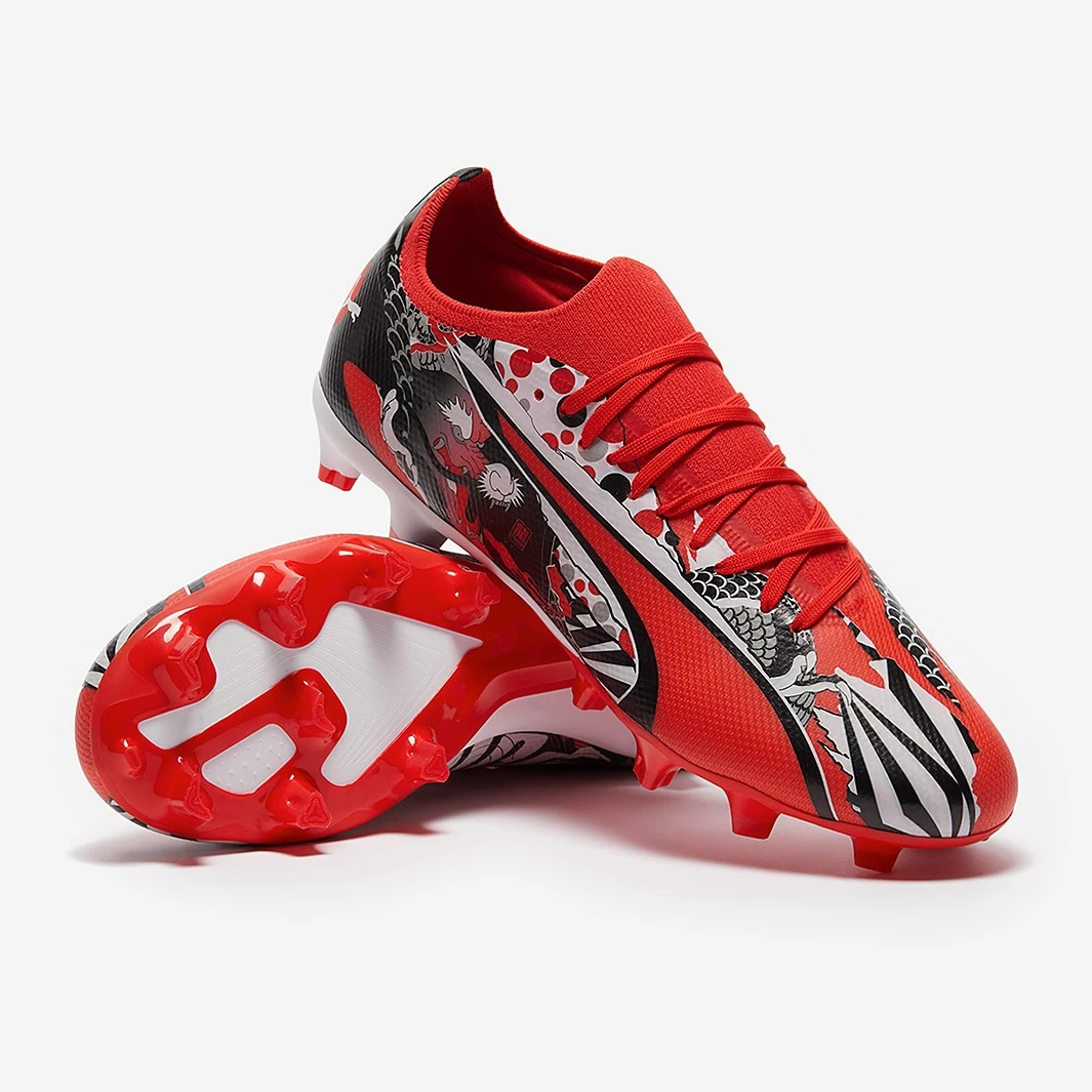 Puma Ultra Match Legacy of Speed x PD25 FG/AG - White / Red / Black / Grey