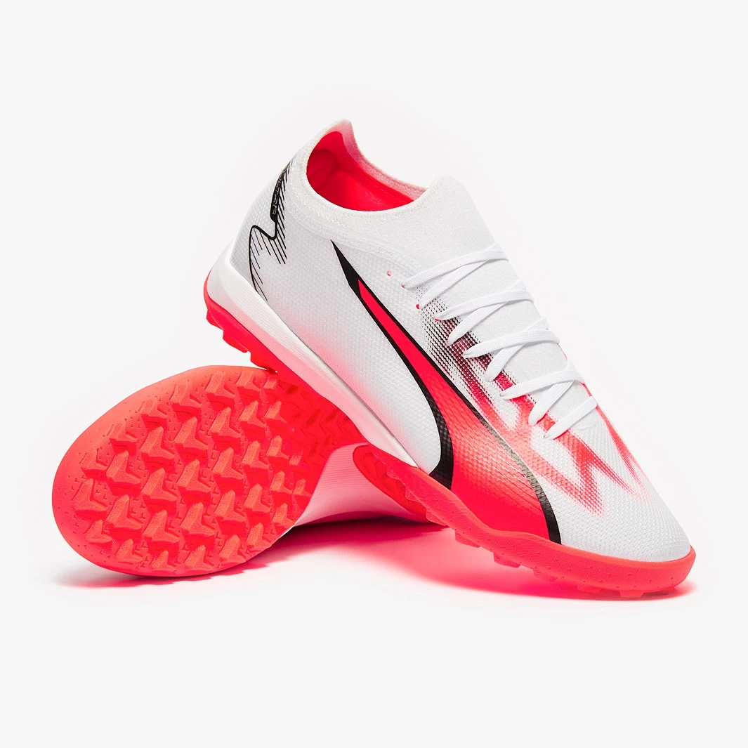 Puma Ultra Match TT Breakthrough - Puma White / Fire Orchid