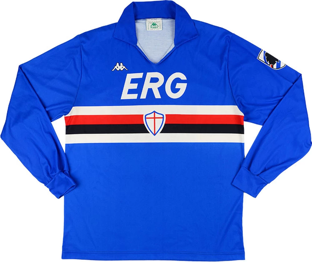 Sampdoria 1989-90 Player Issue Home Shirt