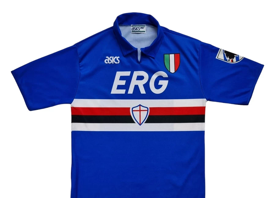 Sampdoria 1991/92 Asics Home Shirt 