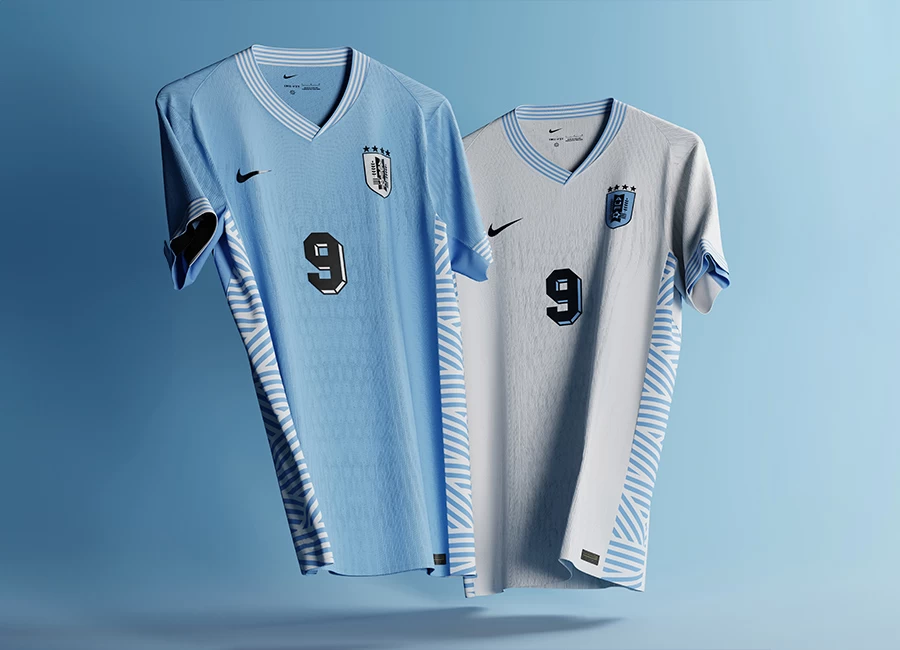 Uruguay 2024 Copa América Home and Away Shirt Predictions