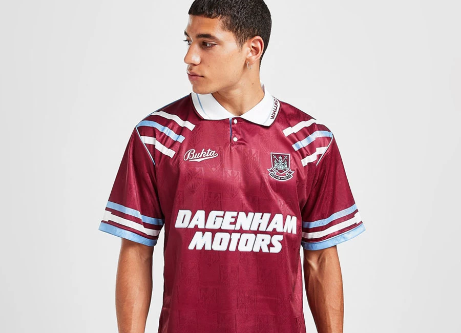 West Ham United 1992 Bukta Home Retro Shirt