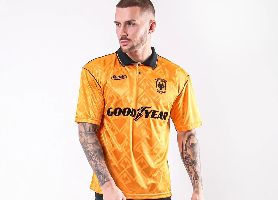 Wolverhampton Wanderers 1992 Bukta Home Retro shirt