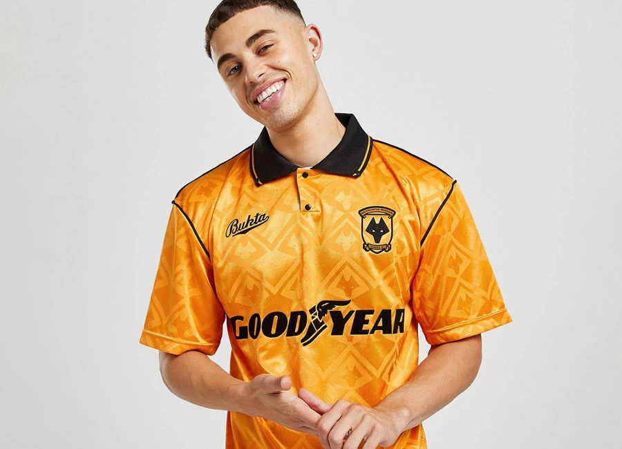 Wolverhampton Wanderers 1992 Bukta Home Retro Shirt