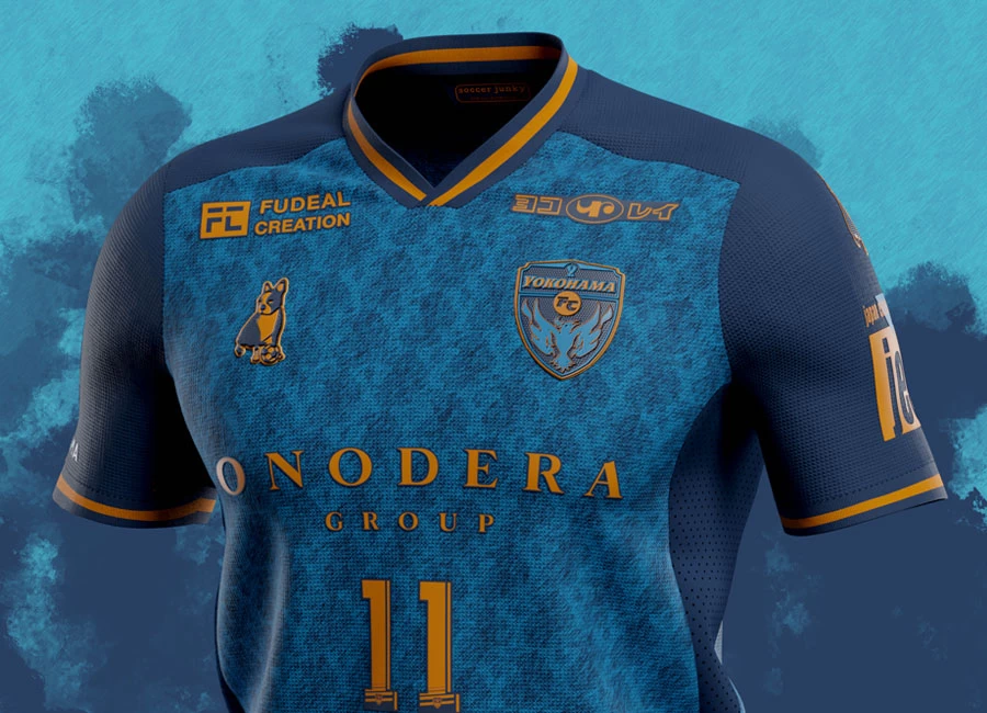 Yokohama FC X Soccer Junky Home Shirt Concept by Corinth